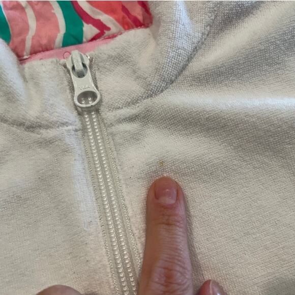 Lilly Pulitzer Paisley Terry Cloth Set, Pink/White, Toddler Girl Size 2/3 - Picture 4 of 9